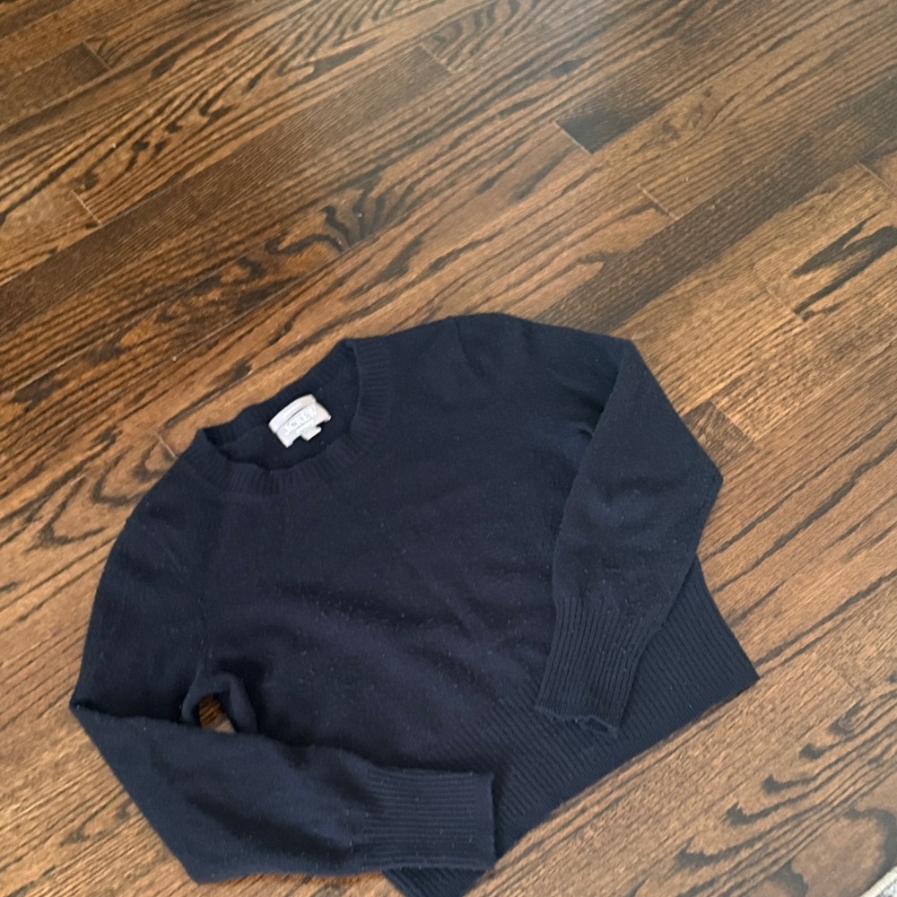 J. Crew cropped cashmere Women's Black Sweater - Picture 4 of 6